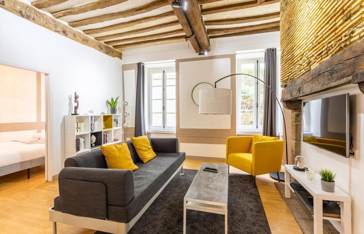 Leperdit - Bel Appartement De Charme - Hypercentre 雷恩 外观 照片