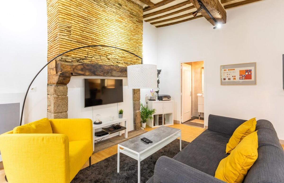 Leperdit - Bel Appartement De Charme - Hypercentre 雷恩 外观 照片