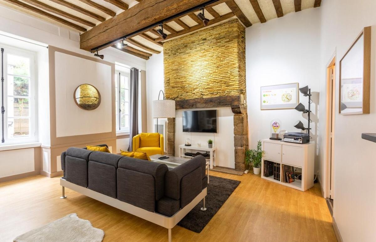 Leperdit - Bel Appartement De Charme - Hypercentre 雷恩 外观 照片